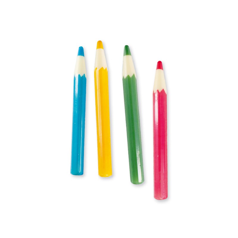 Colourful chocolate sticks