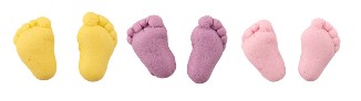 Baby feet set