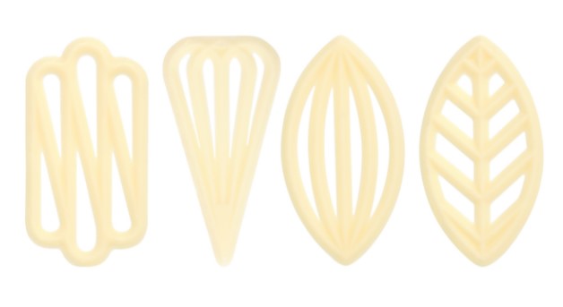 Filigree set of 4 white