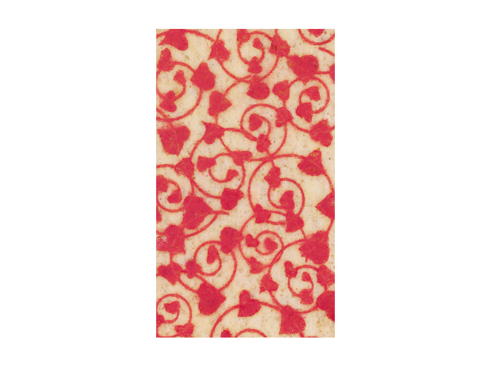 Baking foil hearts red