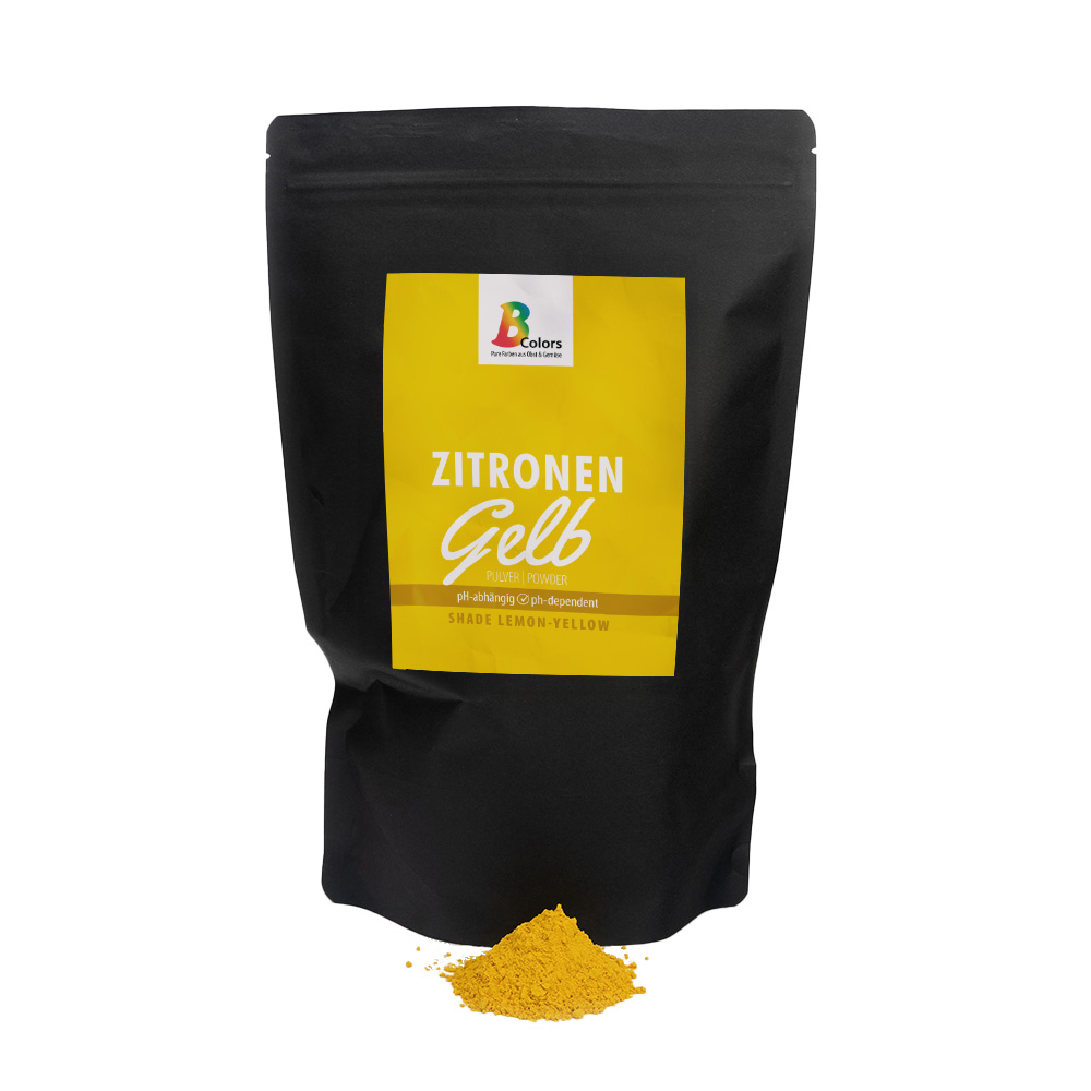 Powder zip bag yellow 750g
