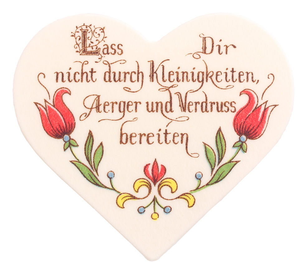 Saying hearts peasant painting