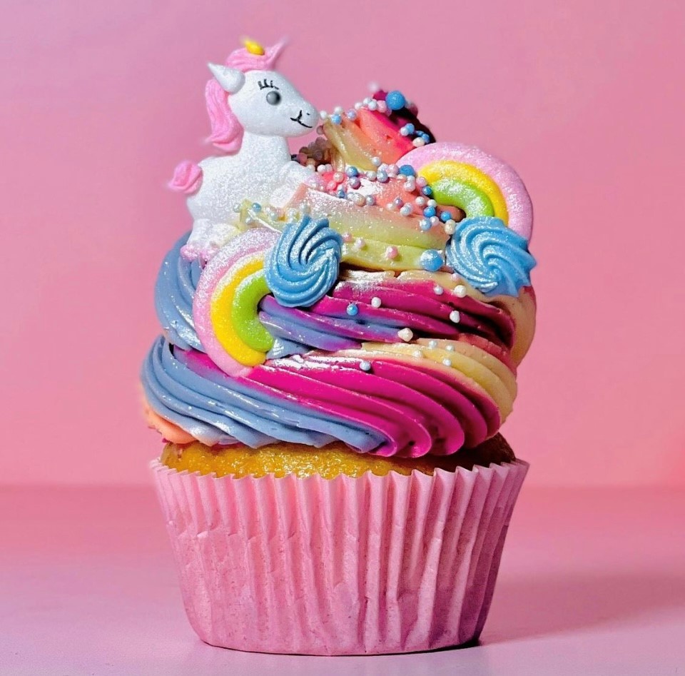 Unicorn set pink white