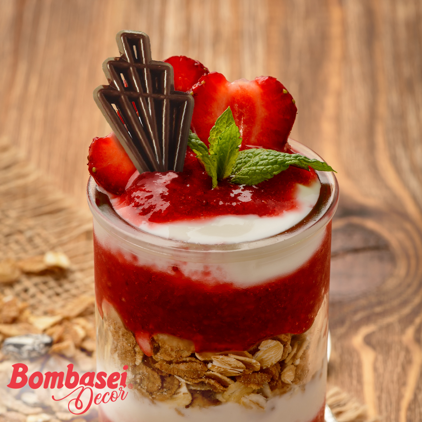 Chocolate filigree fan