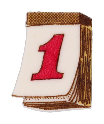 Calendar page 1 January