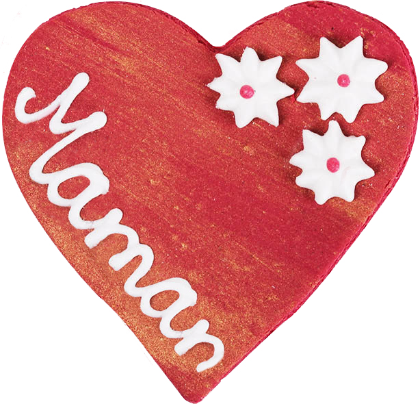Fondant Heart Maman