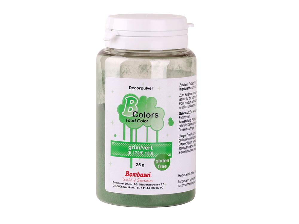 Powder colour green 25g