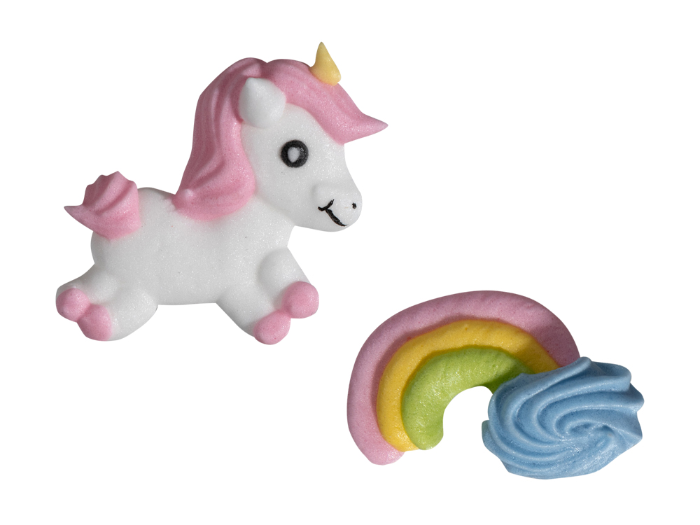 Unicorn set pink white