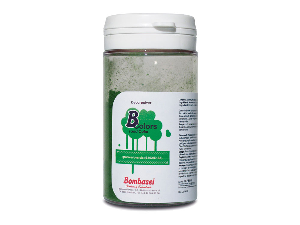 Powder color green 25g E102/133