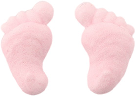 Baby feet pink